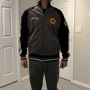 NWOT Japanese Streetwear Brand 76 Lubricants Zippered Jacket